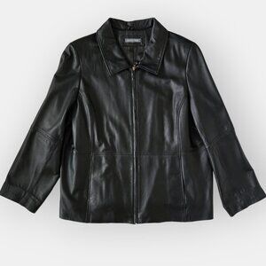 Mod 90s Plus Size Leather Jacket